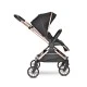 Бебешка количка reya 3in1 black jasper с реверсивна дръж