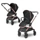 Бебешка количка reya 3in1 black jasper с реверсивна дръж
