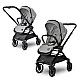 Д.КОЛИЧКА REYA 3in1 с реверсивна дръжка GREY