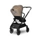 Бебешка количка reya 3in1 brown с реверсивна дръжка