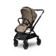 Бебешка количка reya 3in1 brown с реверсивна дръжка
