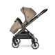 Бебешка количка reya 3in1 brown с реверсивна дръжка