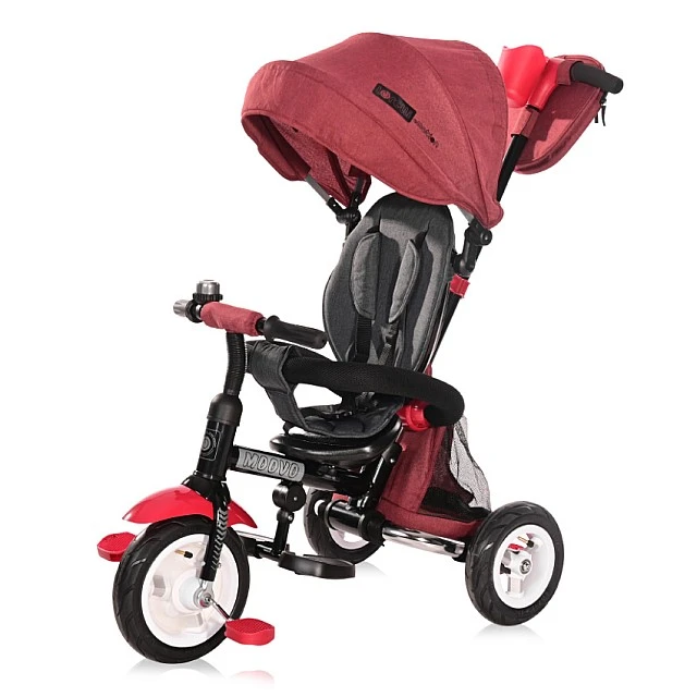 Триколка moovo в.г. Red & black luxe