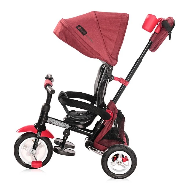 Триколка moovo в.г. Red & black luxe