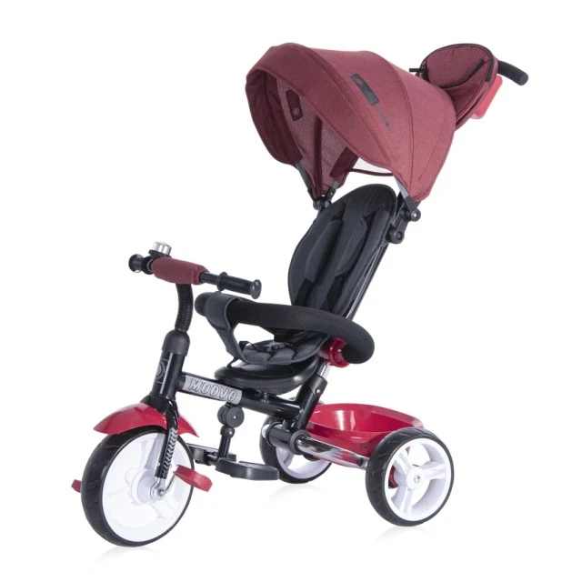 Триколка moovo red & black luxe