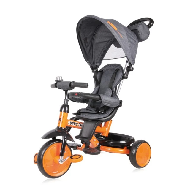 Триколка lucky crew black&orange