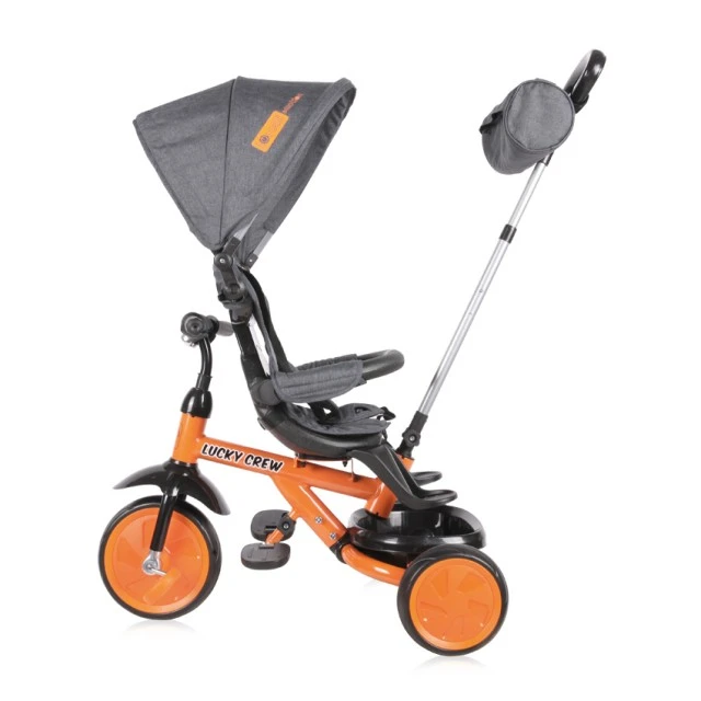 Триколка lucky crew black&orange