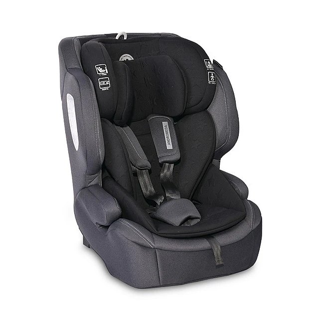 Car seat andromeda isofix 76-150cm black stars