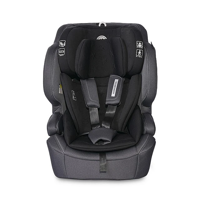 Car seat andromeda isofix 76-150cm black stars