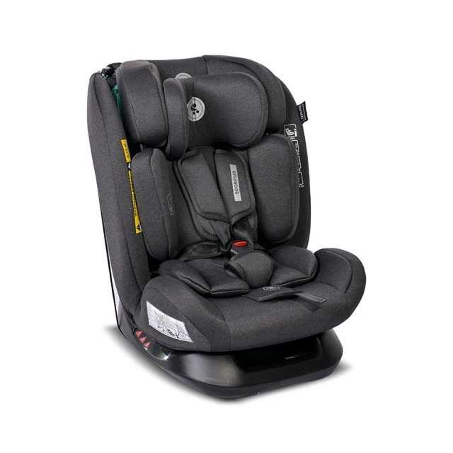 Car seat scorpius 40-150cm black jasper