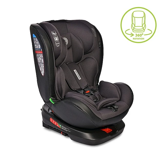 Столче за кола nebula i-size 360 isofix 40-150 black