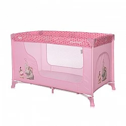Moonlight travel cot 1 level mellow rose fellows