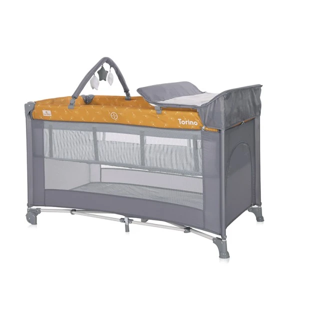 Torino playpen 2 levels plus lemon curry floral