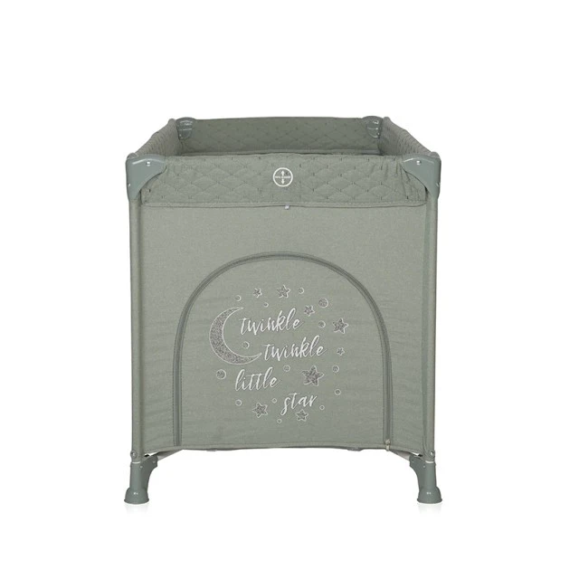 Noemi travel cot 1 level iceberg green star