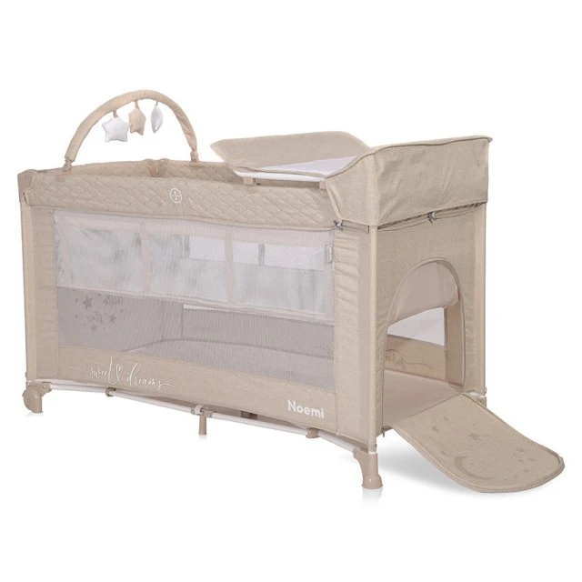 Playpen noemi 2 levels plus fog beige star