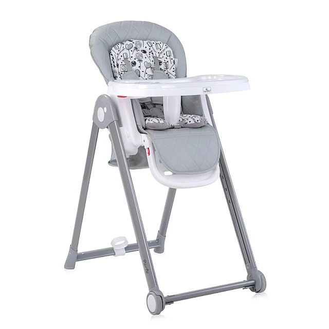 Dining chair party cool gray leather
