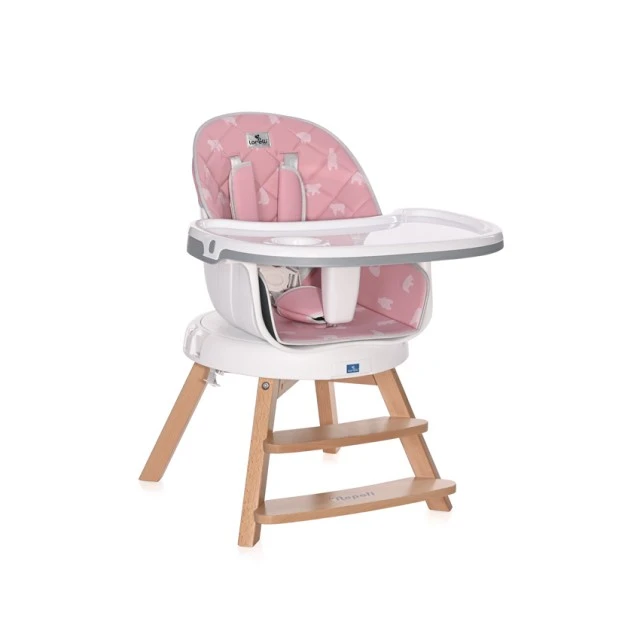 Стол за хранене Napoli с ротация pink bears
