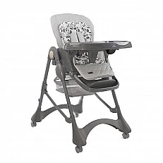 Dining chair bellissimo cool gray eco leather