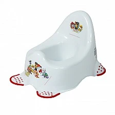 Children's potty anatomical patrol white