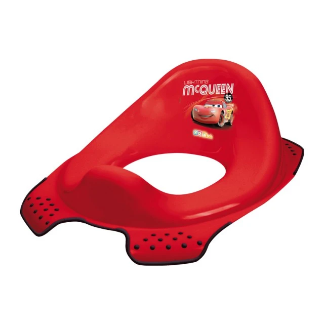 Attachment for toilet bowl cherry red