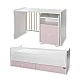 Bed trend plus color white/orchid pink