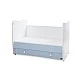 Bed dream new 60/120 color white + baby blue