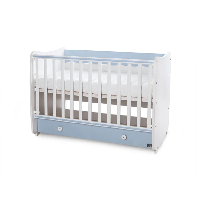 Bed dream new 60/120 color white + baby blue