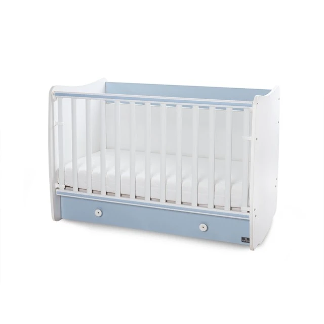 Bed dream new 60/120 color white + baby blue