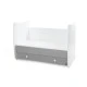 Bed dream new 70/140 color white/stone grey