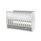 Bed dream new 70/140 color white/stone grey