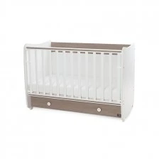 Bed dream 70/140 color white/coffee new