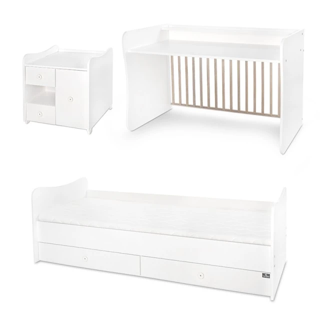 Bed minimax new 190/72 color white