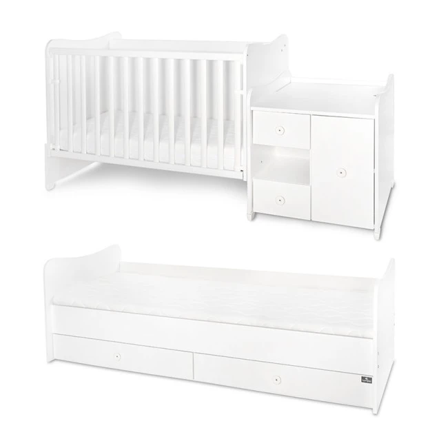 Bed minimax new 190/72 color white