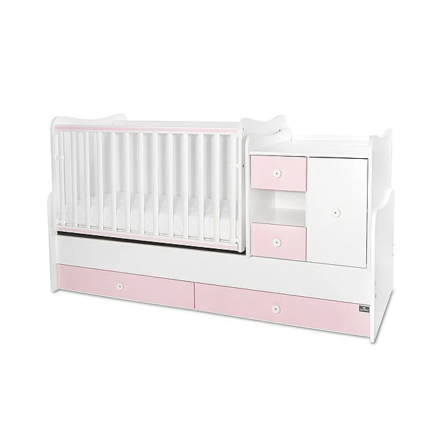 Легло minimax new 190/72 цвят бяло/orchid pink