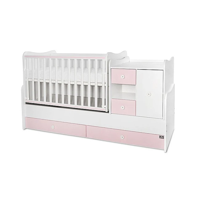 Легло minimax new 190/72 цвят бяло/orchid pink