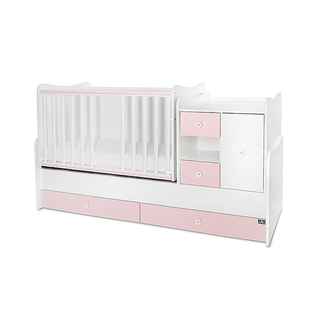 Легло minimax new 190/72 цвят бяло/orchid pink