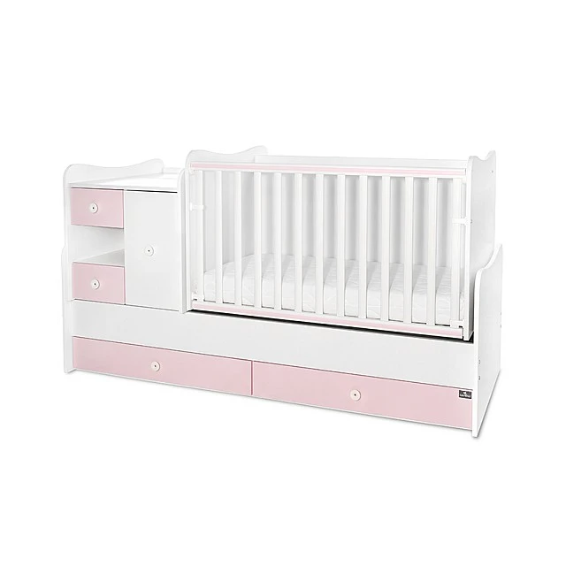 Легло minimax new 190/72 цвят бяло/orchid pink