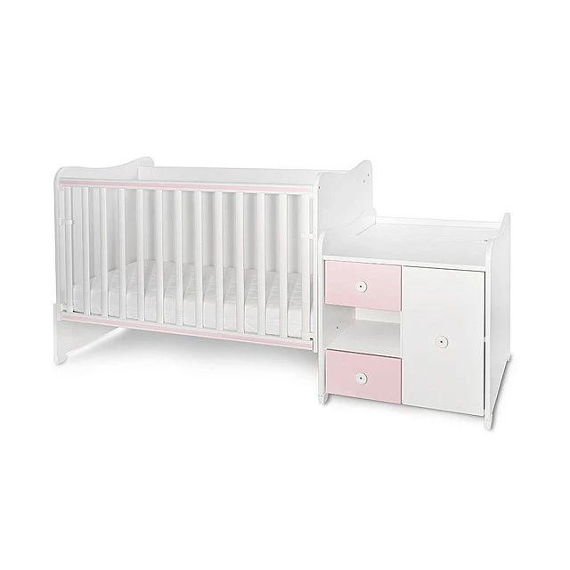 Легло minimax new 190/72 цвят бяло/orchid pink