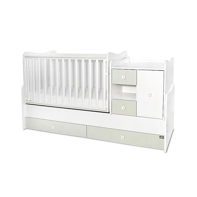 Легло minimax new 190/72 цвят бяло/milky green