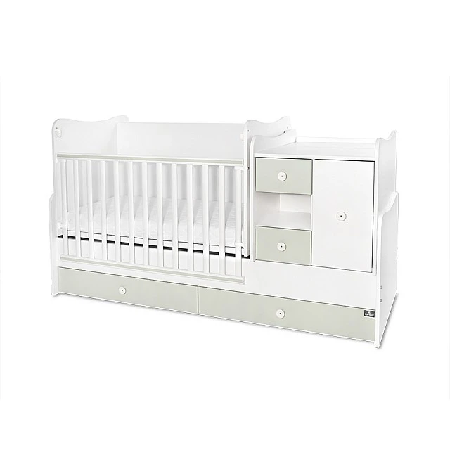 Легло minimax new 190/72 цвят бяло/milky green