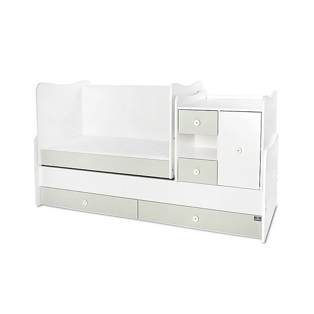 Легло minimax new 190/72 цвят бяло/milky green