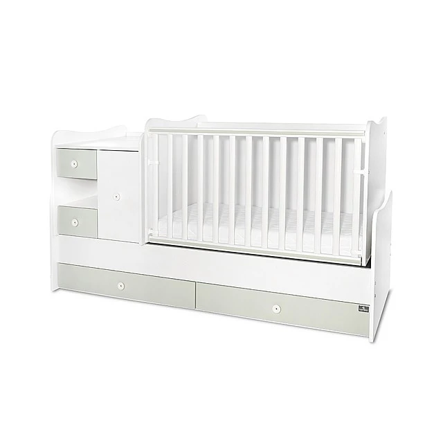 Легло minimax new 190/72 цвят бяло/milky green