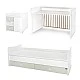 Bed minimax new 190/72 color white/milky green