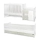 Bed minimax new 190/72 color white/milky green