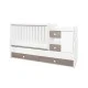 Bed minimax 190/72 color white/brown new