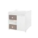 Bed minimax 190/72 color white/brown new