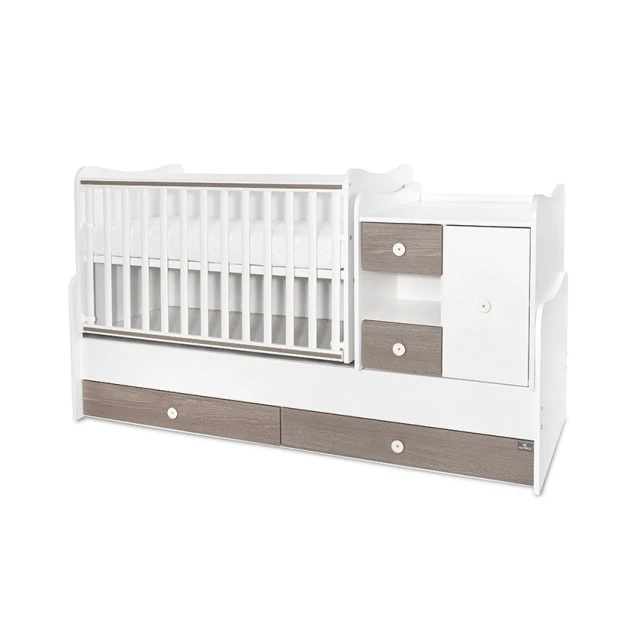 Bed minimax 190/72 color white/brown new
