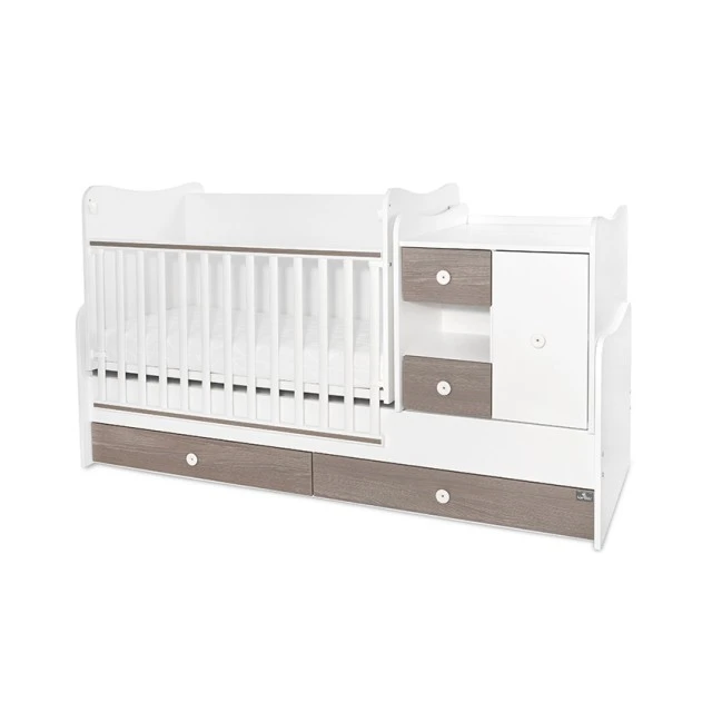 Bed minimax 190/72 color white/brown new