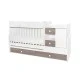 Bed minimax 190/72 color white/brown new