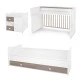 Bed minimax 190/72 color white/brown new